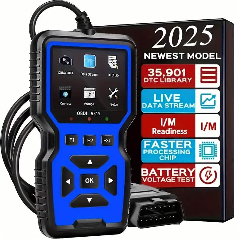 OBD2 Engine Diagnostic Tool – Universal Code Reader (Blue)