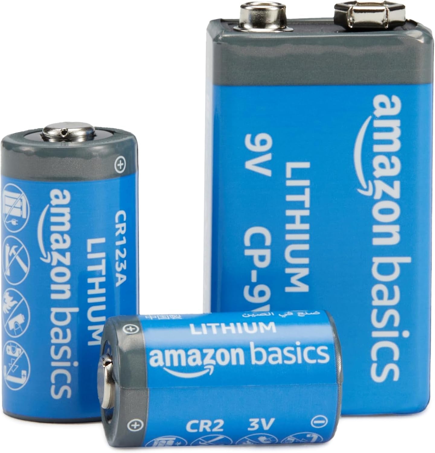 6-Pack CR123A Lithium Batteries, 3 Volt, 10-Year Shelf Life